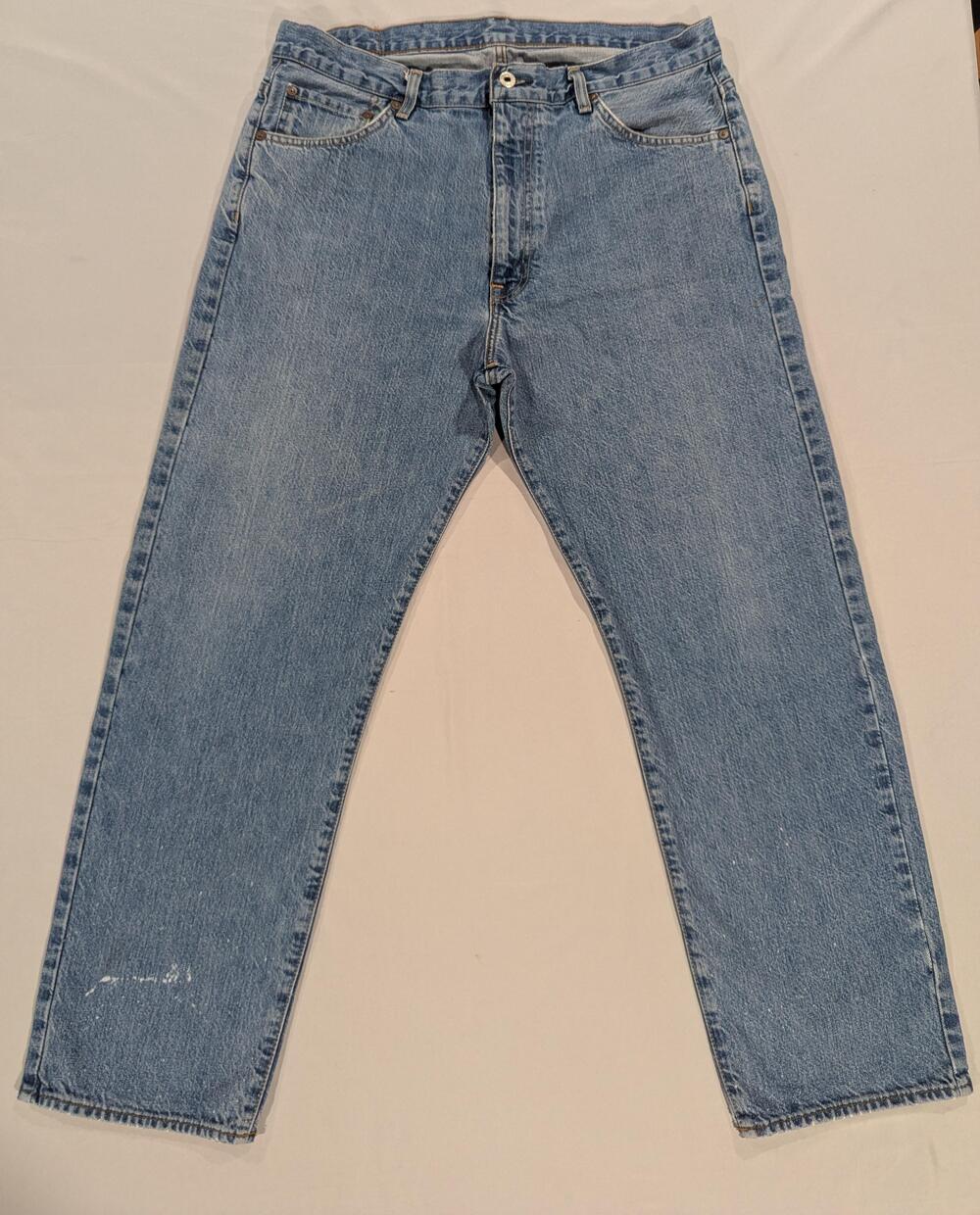 Polo Jeans Co Jeans Mens 36x30 Blue Light Wash Classic Relaxed Straight Denim